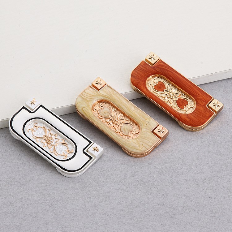 線下 鋅合金暗拉手 通用暗扣拉手 明裝翻蓋暗藏拉手 規(guī)格多樣