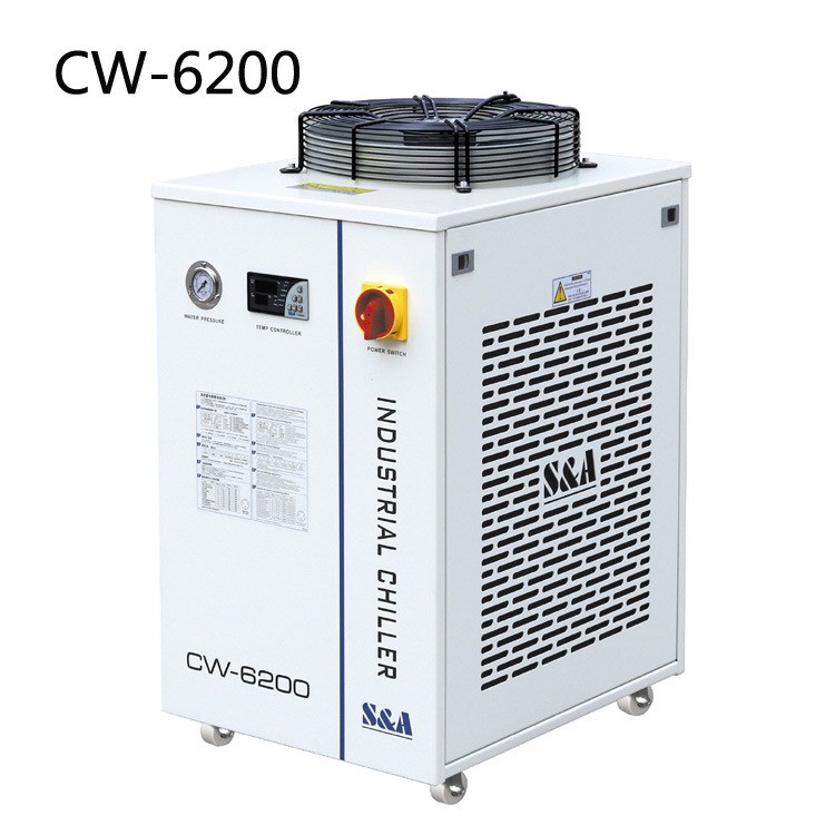 CW-6200工业冷水机制冷量可达5100W，16年耕耘，品质