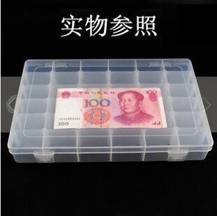 36格可拆開透明塑料盒子  收納盒 儲物盒  元件盒批發