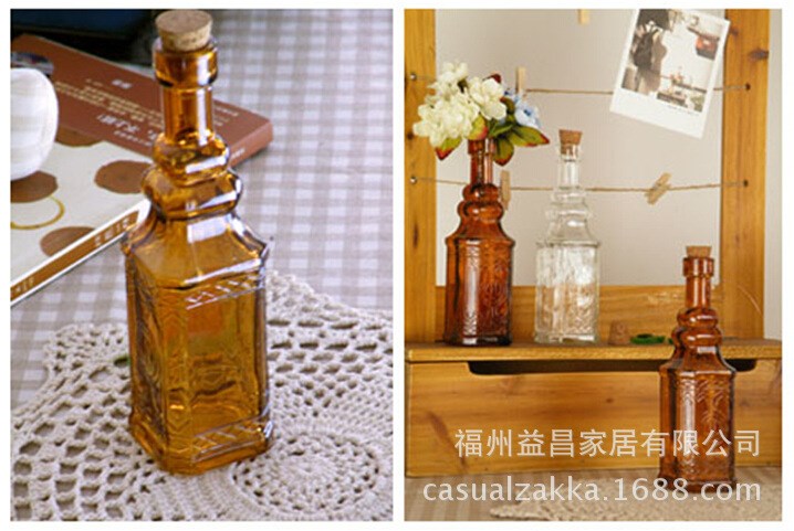 zakka casual  四方玻璃瓶系列