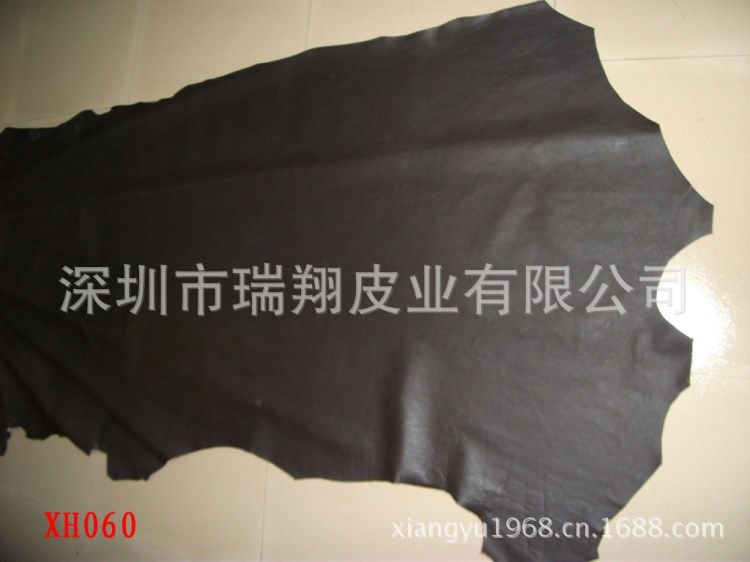 批發現貨皮革真皮深棕色摔紋牛皮，鞋，手袋，表帶等皮具用料