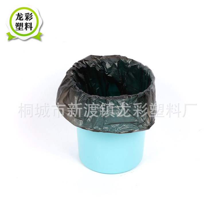 黑色垃圾袋 全新料點斷式一次性通用垃圾袋 定制加厚平口垃圾袋