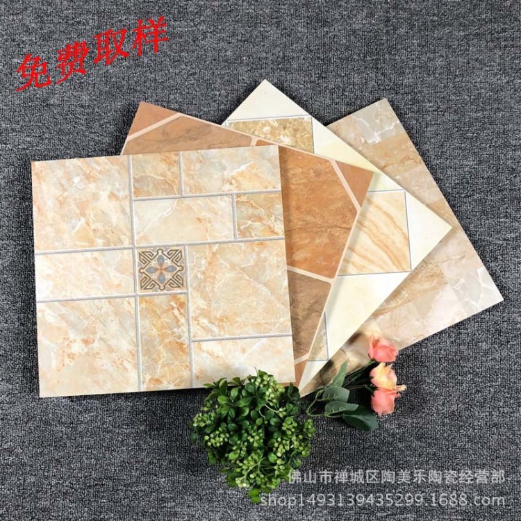 噴墨仿古拼花小地磚300x300廚房陽臺衛(wèi)生間花園天面防滑地板磚