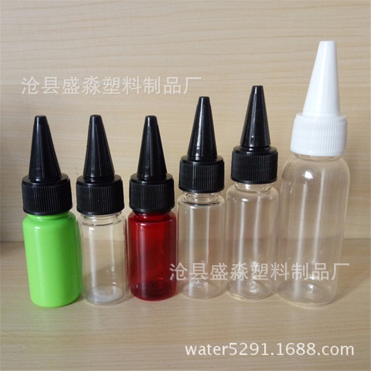 現(xiàn)貨加厚 10ml 20ml 30ml 透明尖嘴瓶 透明液體分裝瓶 液體包裝瓶