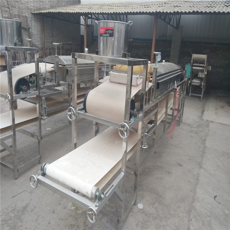 不銹鋼涼皮機 河南小型圓形涼皮機 全自動商用涼皮機 粉皮機廠家