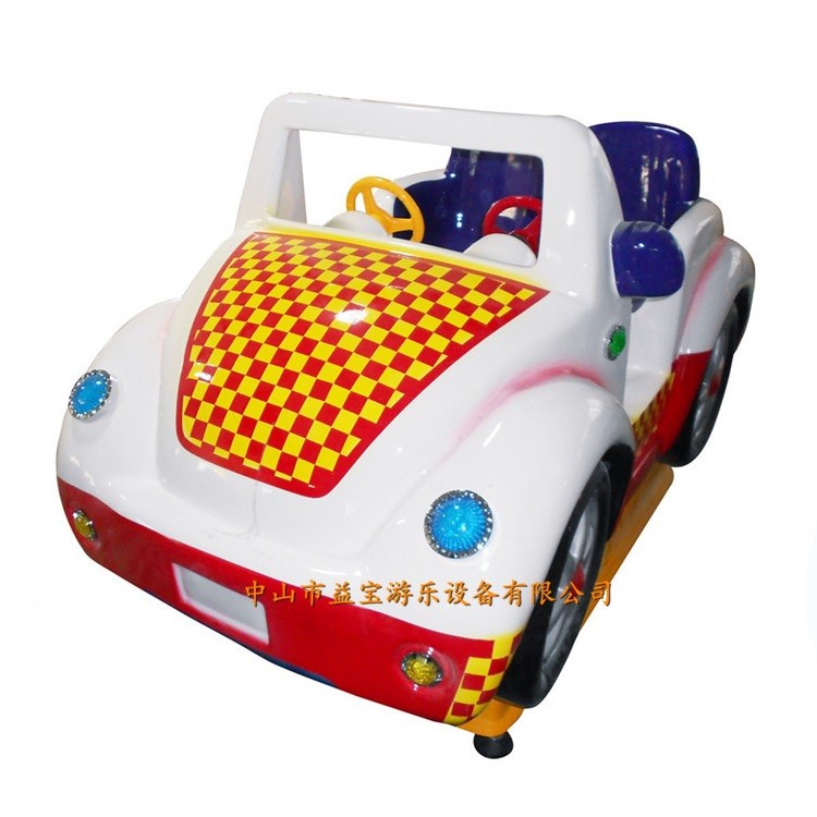 厂家直批玻璃钢快乐小汽车儿童投币音乐摇摆机摇摇乐摇摇车游艺机