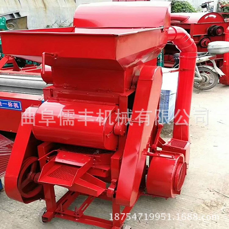 立式全自動花生剝殼機 整體加厚花生去殼機 多功能花生脫粒機