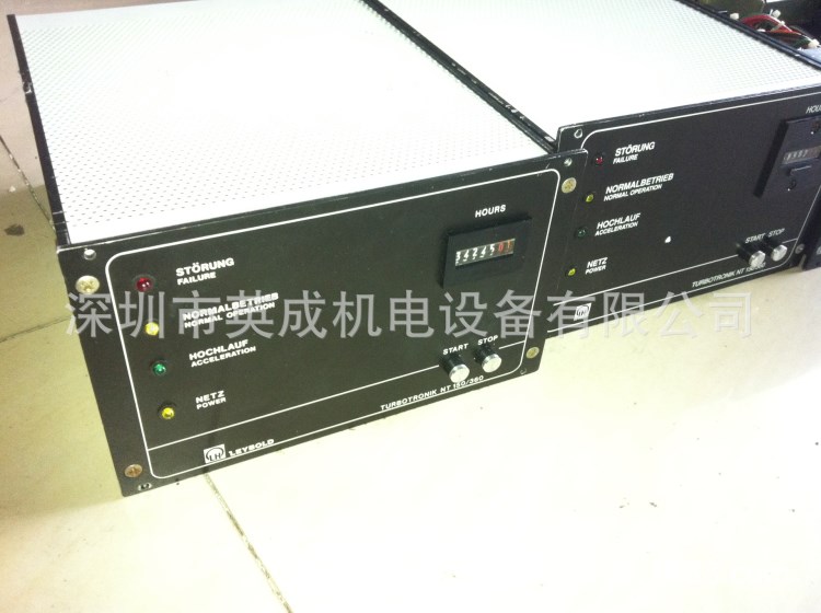 德國(guó)萊寶LEYBOLD TURBOTRONIK NT12分子泵控制器維修