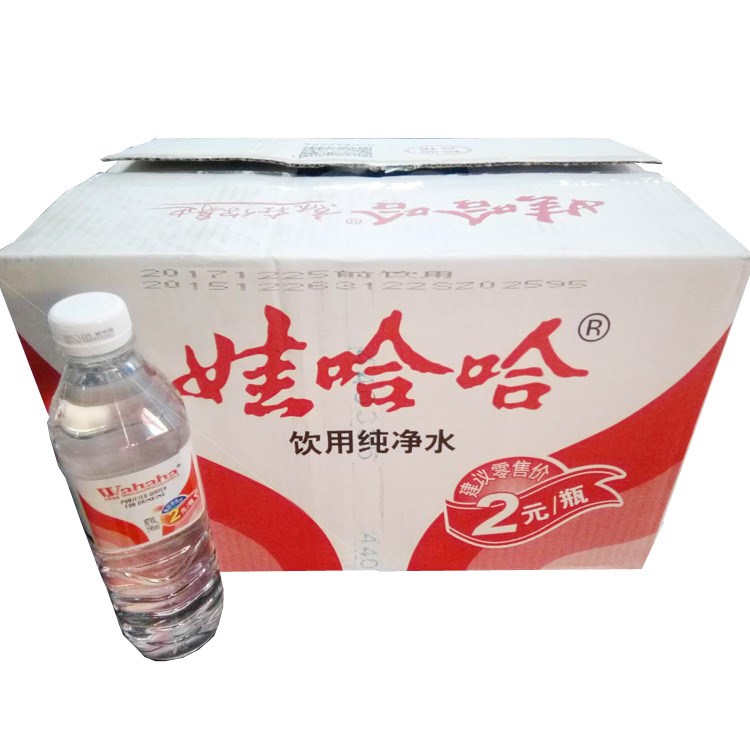 娃哈哈 净水596ml*24瓶/整箱【深圳区域 批发供应】