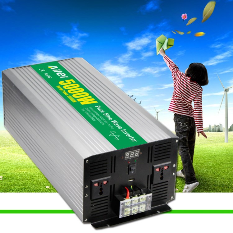 5000W逆变器太阳能光伏逆变器12V24V48V转220V110V冰淇淋机