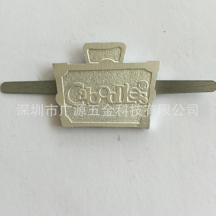 源頭供應 高光批花標牌  五金箱包皮具銘牌 鋁銘牌印刷 定制LOGO