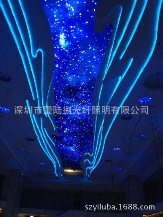 批發(fā)供應(yīng)酒店KTV光纖裝飾燈/夜場(chǎng)光纖吊燈/光纖滿天星/光纖星空/