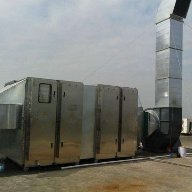 噴漆家具廠除味UV光解光氧催化低溫等離子廢氣凈化器濟南恒耀環保