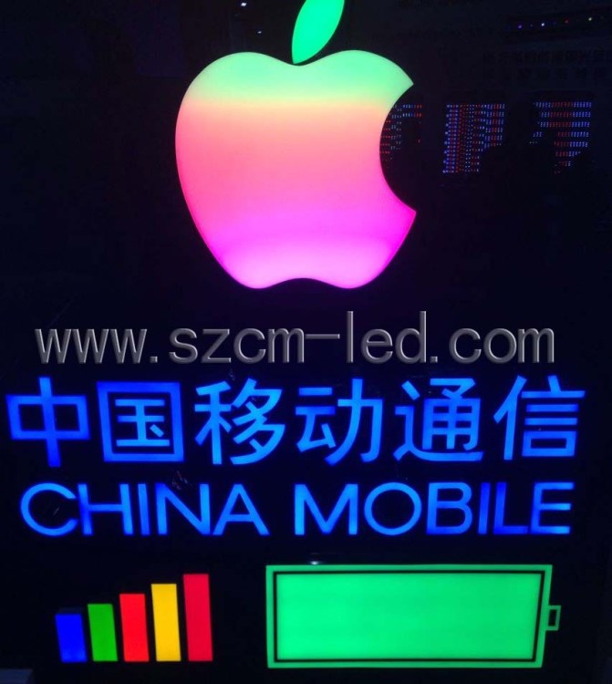 承接制作穿孔字 無邊框發(fā)光字 樹脂字