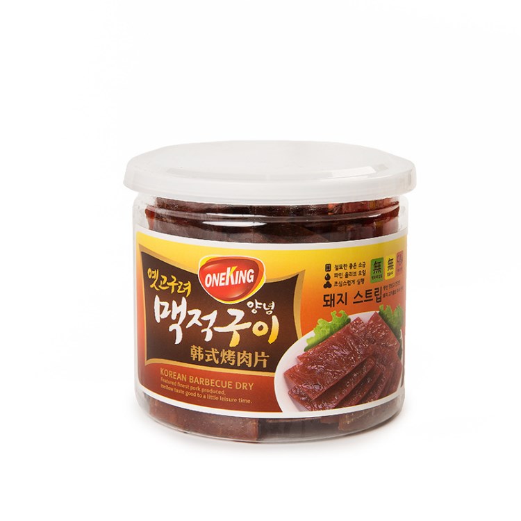 韩式烤肉200g 猪肉脯 零食批发 罐装休闲食品 微商一件代发