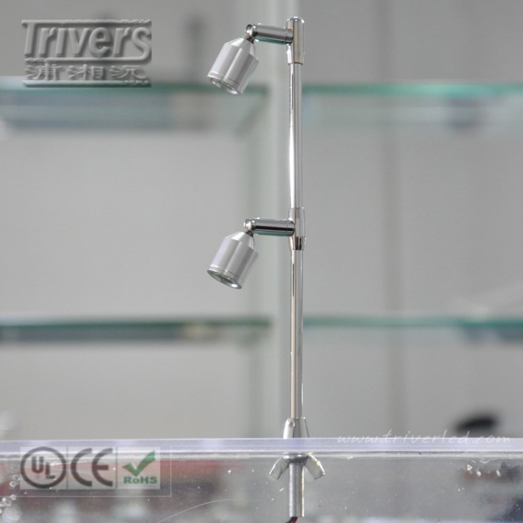 TR152供應(yīng) 2W易安裝珠寶展示柜照明LED櫥柜燈高矮定做高度可調(diào)
