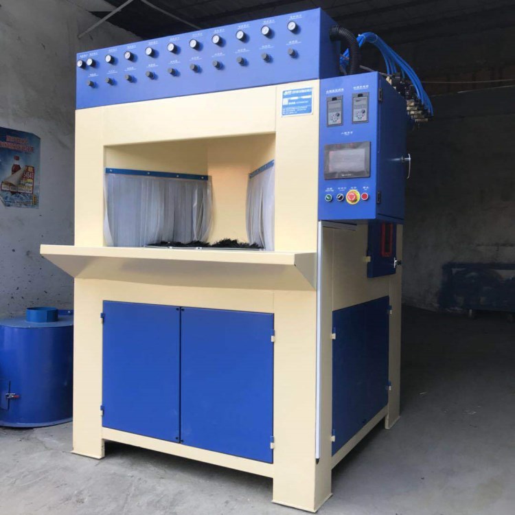 供应转盘式全自动喷砂机 小型转盘喷沙机 圆形铝件自动转盘喷砂机