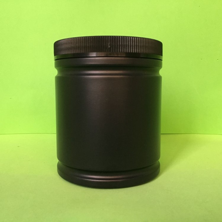 1L廣口塑料瓶1000ml大口瓶1kg塑料竹節(jié)瓶黑色處理品