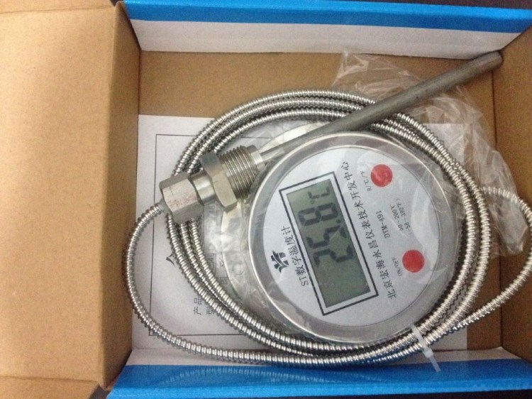 不銹鋼型電子溫度表 數字顯示溫度表 DTM-491遠傳線