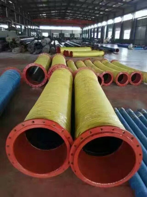 大口徑排吸泥膠管 河道清淤吹泥船專用排吸泥膠管 博金定制