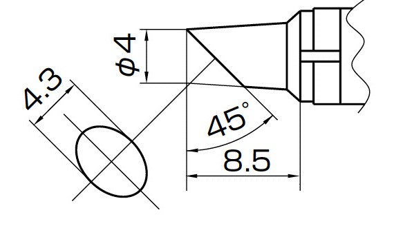 日本白光焊台938恒温焊台 原装拆消静电焊台烙铁咀T10-BC4