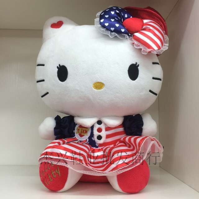 廠家直銷HelloKitty凱蒂貓KT貓和服KT貓毛絨玩具公仔玩偶