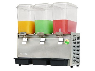 奶茶店商用冷熱飲機三缸噴淋式東貝LRP18x3-W冷熱飲機飲料機