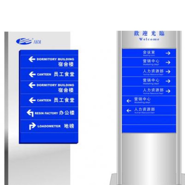 厂家制作小区户外导视牌精神堡垒写字楼商场楼层导视牌景区指示牌