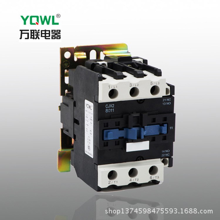 銀點交流接觸器CJX2-80 (LC1-D)CJX2-8011 萬聯電器低壓保障