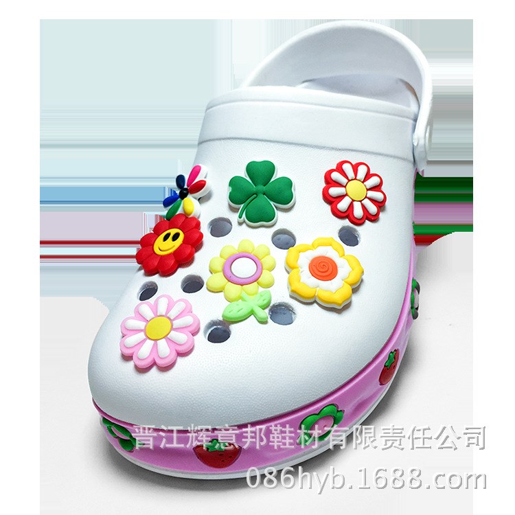 新款軟膠鞋花鞋扣批發(fā)定制 Crocs洞洞鞋鞋飾配件熱播卡通鞋扣鞋花