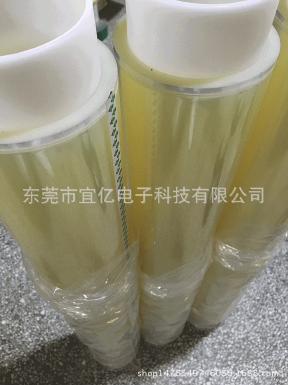 廠家涂布透明pet硅膠帶 透明高溫單面膠 耐高溫230度 剝離力強