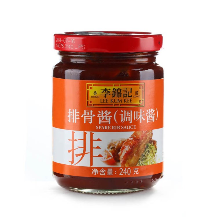 【實(shí)體批發(fā)】李錦記排骨醬240g*12燒烤火鍋配料調(diào)料鐵鍋燉魚醬料