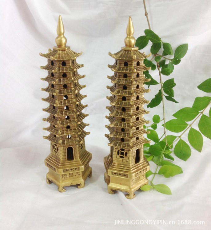 生產(chǎn)銅9層文昌塔，銅像，銅器，銅工藝品等風(fēng)水?dāng)[件銅制品