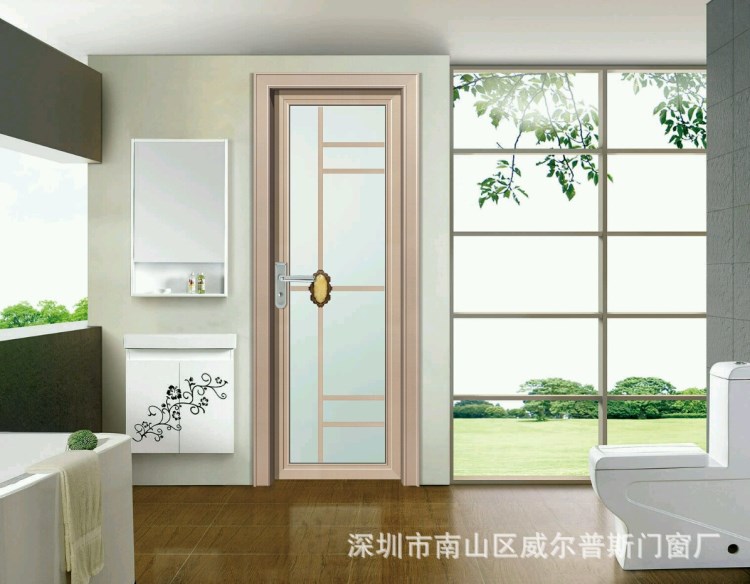 佛山威爾普斯鋁合金門窗 定制 隔音防爆 83尚1.2 現代平開門