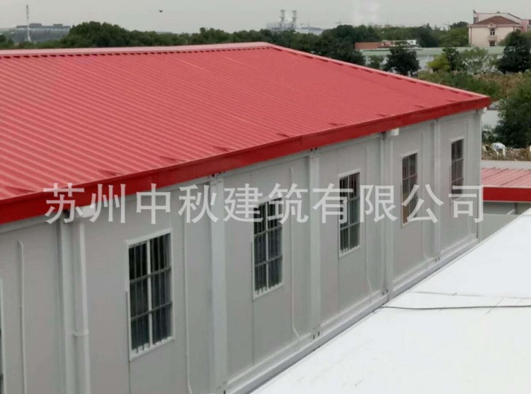 廠家直銷 建筑工地住人集裝箱房 彩鋼板集裝箱房 拆裝 箱式活動(dòng)房