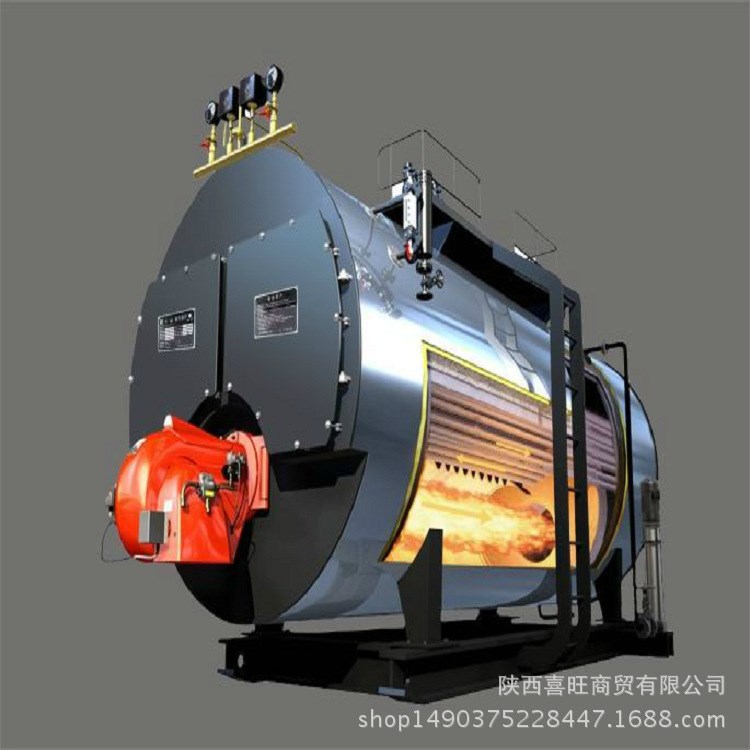 廠家直銷WNS系列臥式燃油/氣蒸汽鍋爐 10.5MW全自動(dòng)承壓熱水鍋爐