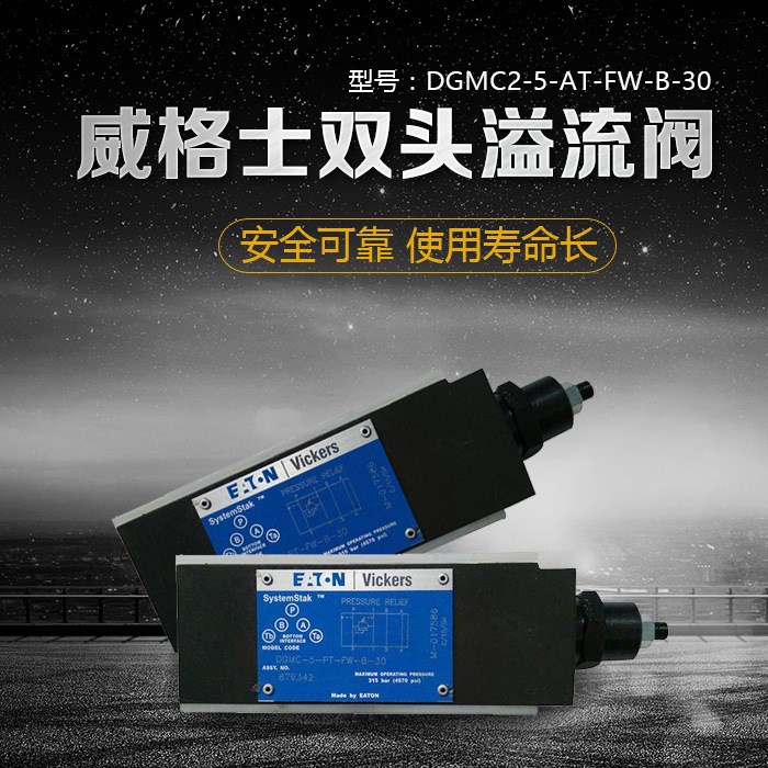 砼泵車雙向調(diào)壓閥 威格士雙頭疊加式溢流閥 DGMC2-5-AT-FW-B-30