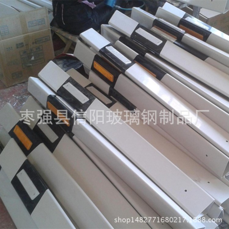 pvc柱式玻璃鋼輪廓標 單雙面玻璃鋼反光柱式輪廓標 玻璃鋼輪廓標