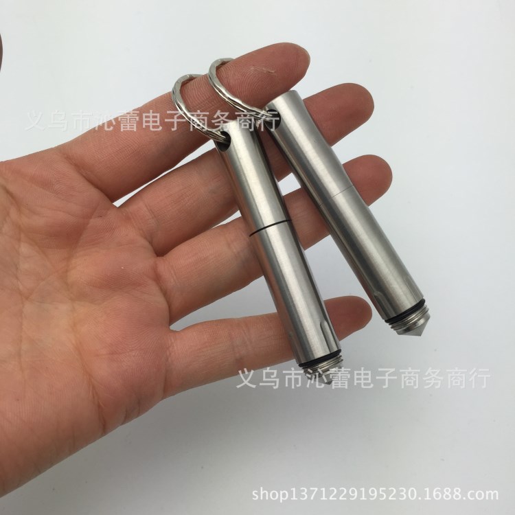 迷你款不銹鋼戰(zhàn)術(shù)筆 袖珍短筆 鎢鋼破窗器 戶外防身自衛(wèi) EDC用品