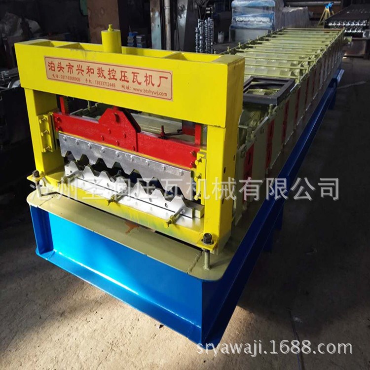海南專用小波浪瓦機 750型橫掛板壓瓦機