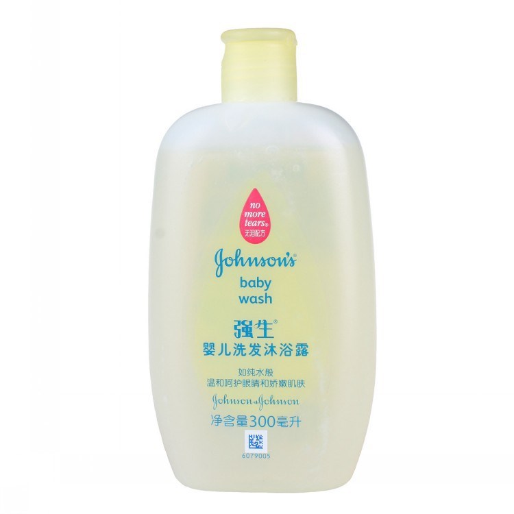 強(qiáng)生新生嬰幼兒童沐浴露 洗發(fā)沐浴乳二合一300ml（無淚配方）