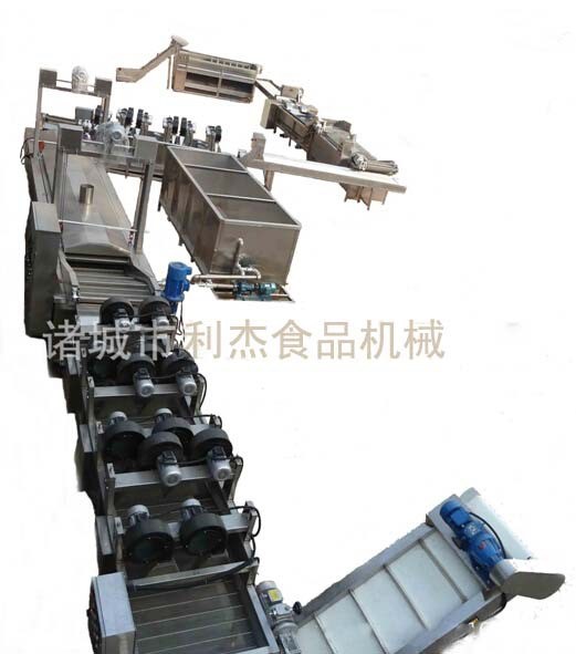 全自動油炸流水線成套加工設備 油炸薯條薯片加工設備