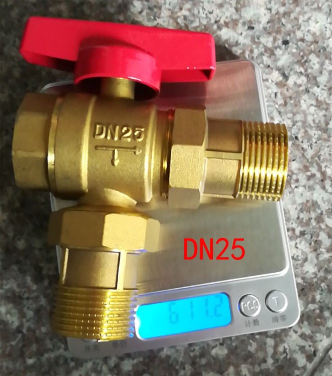 DN20 DN25 加厚 三通黃銅球閥 三通調(diào)節(jié)閥 三通閥門 供暖專用閥門