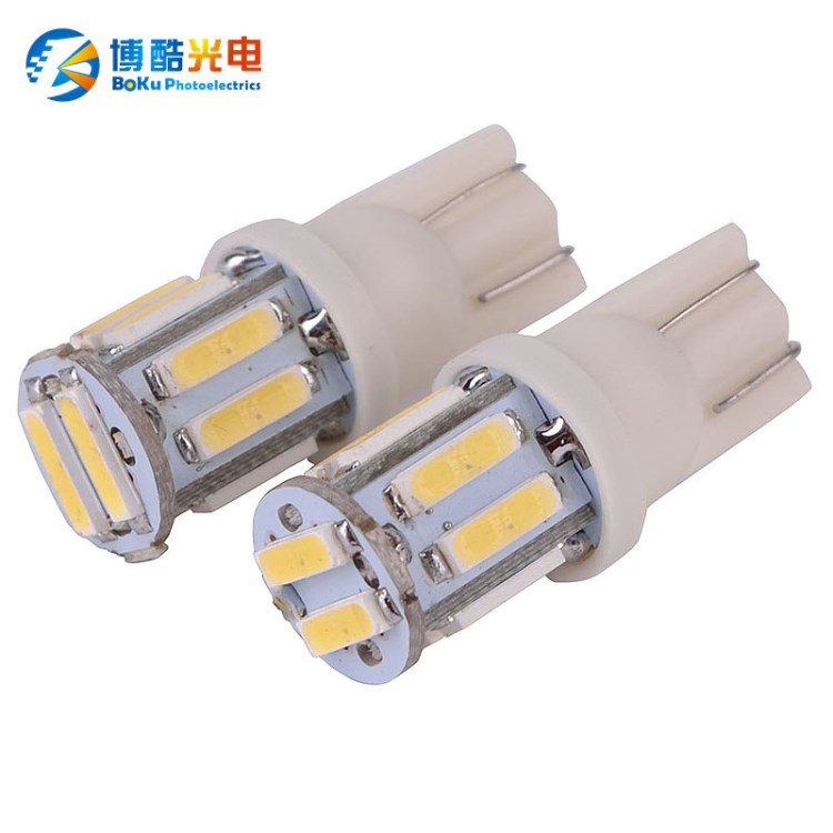 廠價直批汽車LED燈 BA9S/T10 10SMD 7020閱讀燈 示寬燈 牌照燈