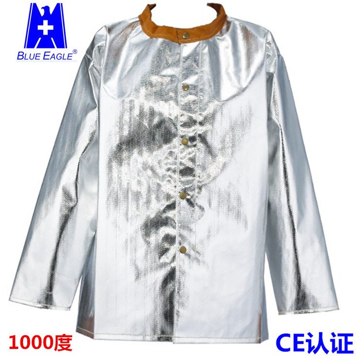 BLUE EAGLE藍(lán)鷹耐高溫1000度防護(hù)服爐工隔熱防燙衣AL2鋁箔防熱服