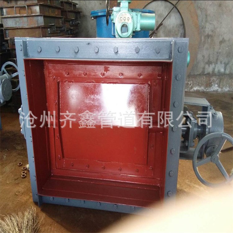 關(guān)閉擋板風(fēng)門  電動(dòng)方風(fēng)門  鍋爐擋板門 用于煙風(fēng)煤粉管道