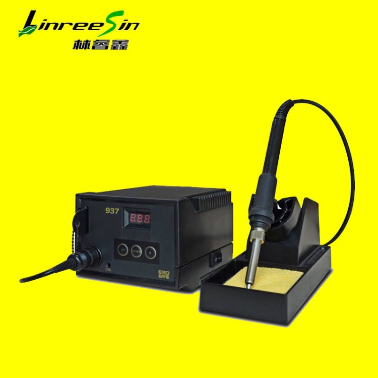 批發(fā)937防靜電數(shù)顯式無鉛恒溫焊臺 插拔式電烙鐵 60W可調(diào)溫