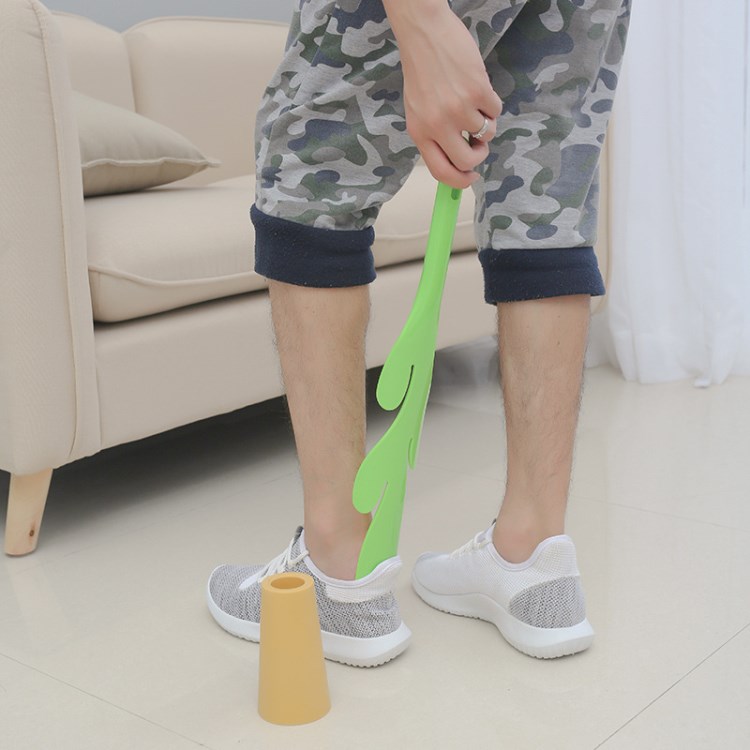超長拔鞋器鞋拔子帶底座老人提鞋器鞋拔鞋靶子鞋抽穿鞋溜子JJ1205