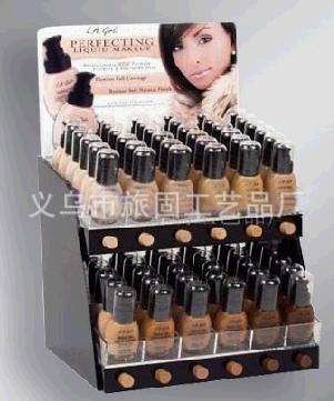 廠家批發(fā)定制可拆式亞克力指甲油展示架 唇彩展架 化妝品陳列架