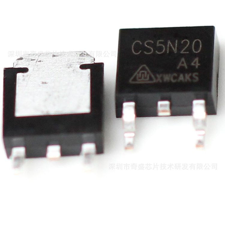 CS5N20A4華晶場(chǎng)效應(yīng)管TO-252封裝4N65MOS管n溝道原裝直銷